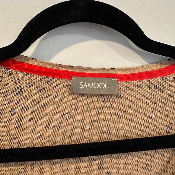 Samoon Cheetah Print Blouse - Picture 2 of 3